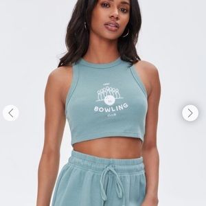 COPY - Embroidered crop tank